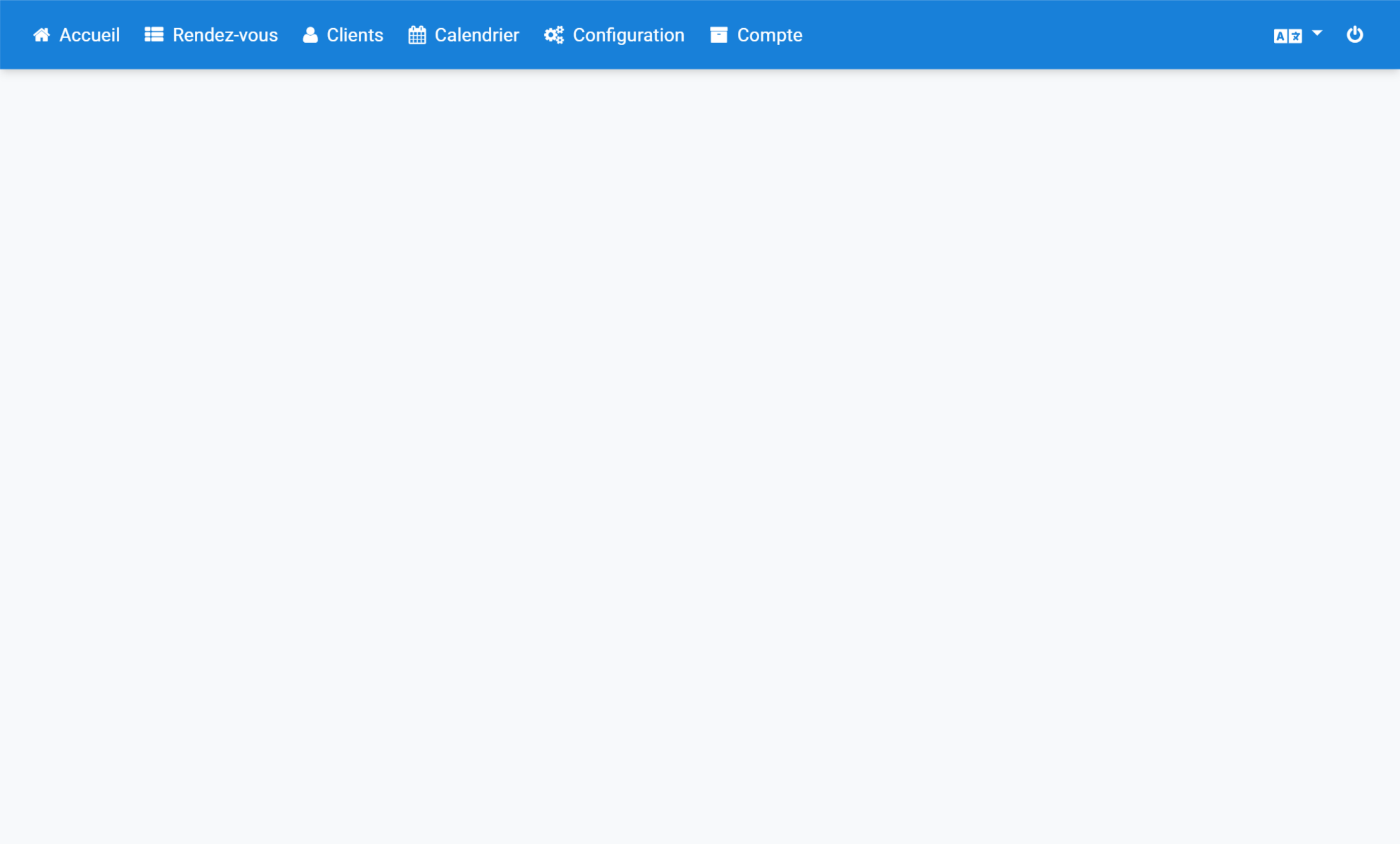 Cliquez dans la navigation sur Configuration