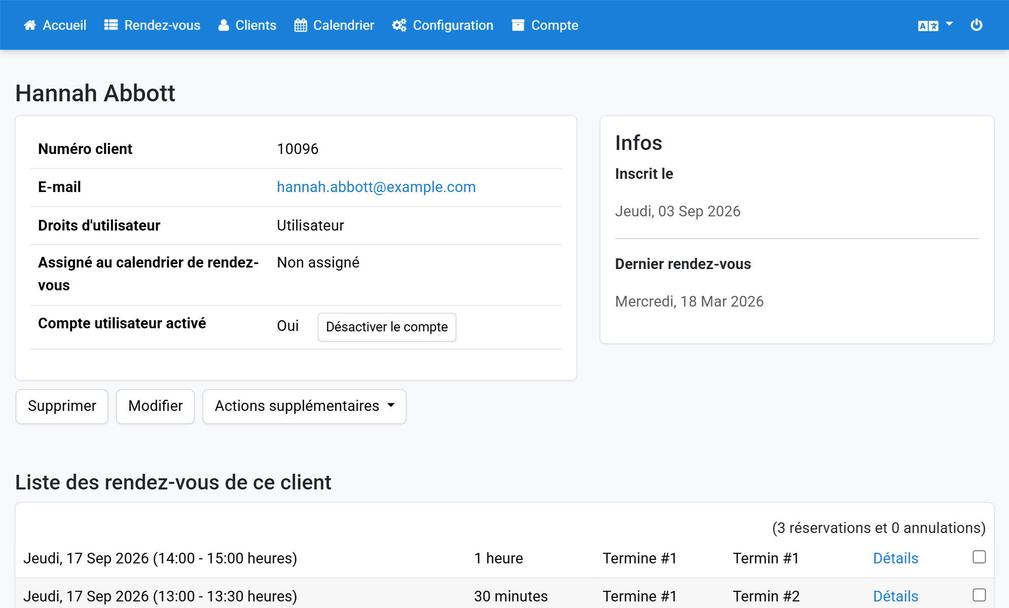 Cliquez sur Modifier