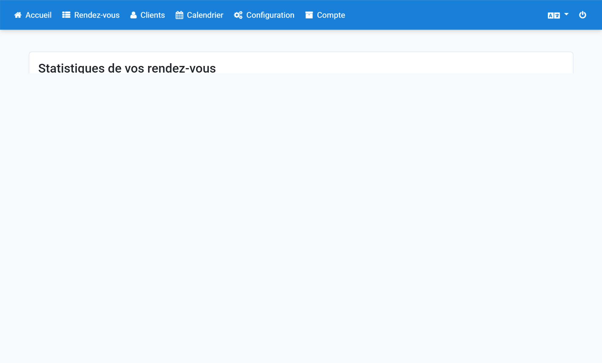 Cliquez dans la navigation sur Configuration